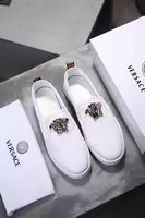 chaussures versace hommes promo medusa head white